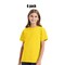 6 Pack Hanes Essential-T Youth Crewneck Short Sleeve T-Shirt for School, Casual & Bulk Everyday Wear